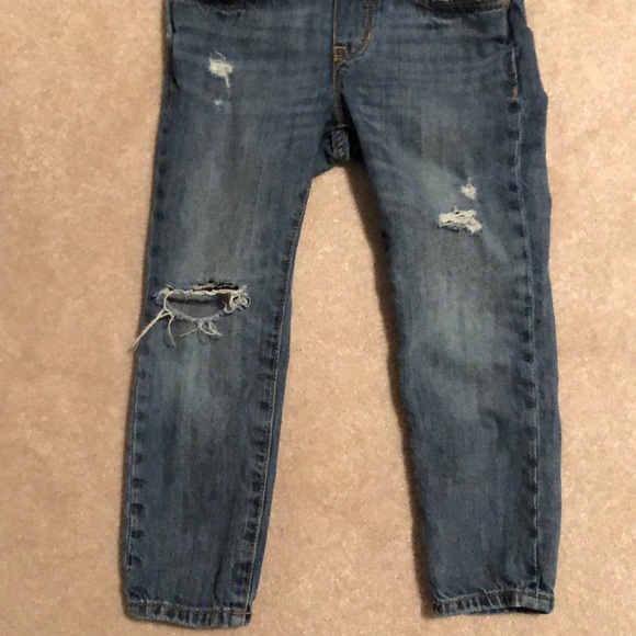Distressed Jean Overalls - Picture 4 of 4